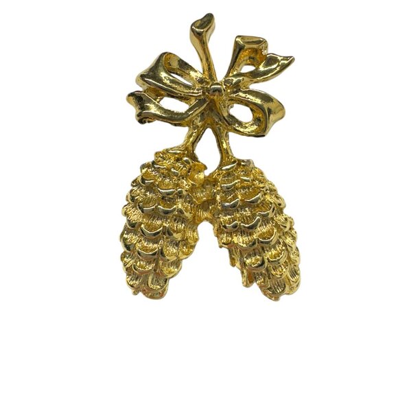 Angel and Pinecone Lapel Pins - Picture 4 of 5